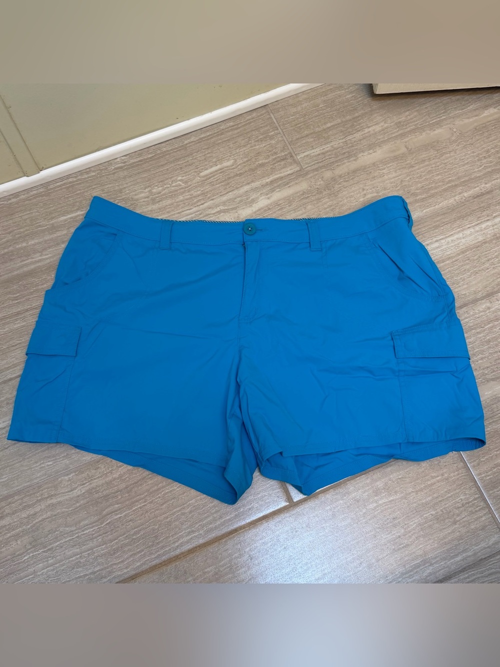 World Wide Sportsman Size 16 Turquoise Blue Casual Women's Shorts
